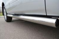 Пороги труба d76 с накладками вариант 3 для Suzuki Grand Vitara 3d 2012, Slitkoff SV3T-0011083
