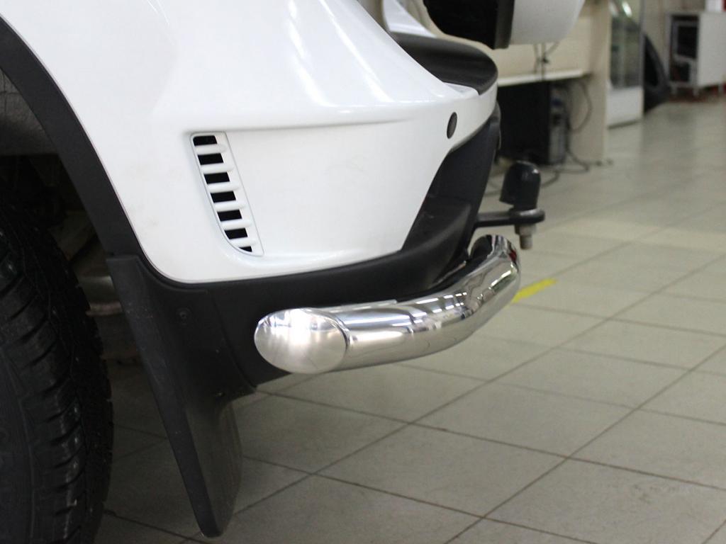 Защита заднего бампера "уголки" d-60 для автомобиля Chevrolet Niva 2009-наст.вр., Технотек, арт. NSVN_3