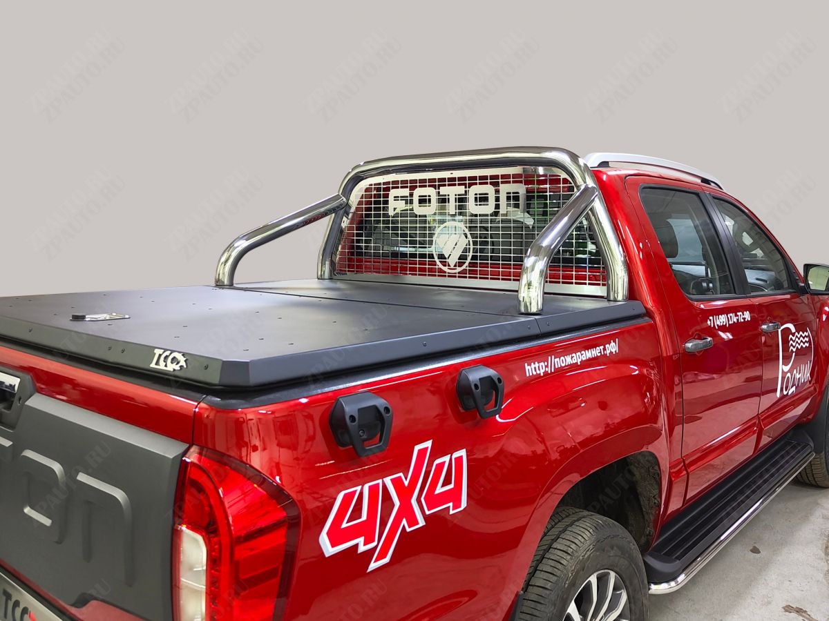 Защита кузова и заднего стекла (для крышки) 76,1 мм Foton Tunland V7 2.0 Diesel АКПП 4WD 2024 арт. FOTTUNV725-17