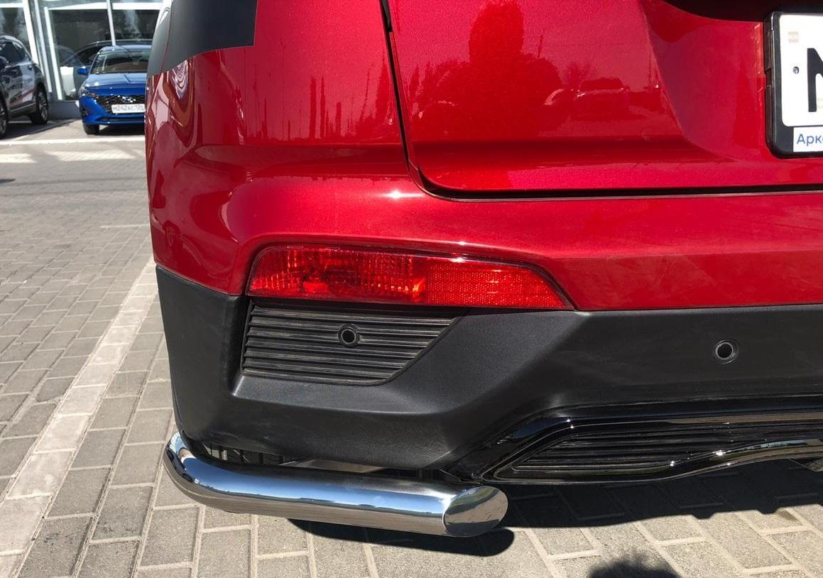 HYC.16.18  Защита заднего бампера  угловая для автомобиля Hyundai Creta 2016-, Россия