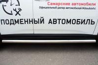 Пороги труба d57 вариант 3 для Mitsubishi Outlander 2014, Русталь MORT-001895, Slitkoff