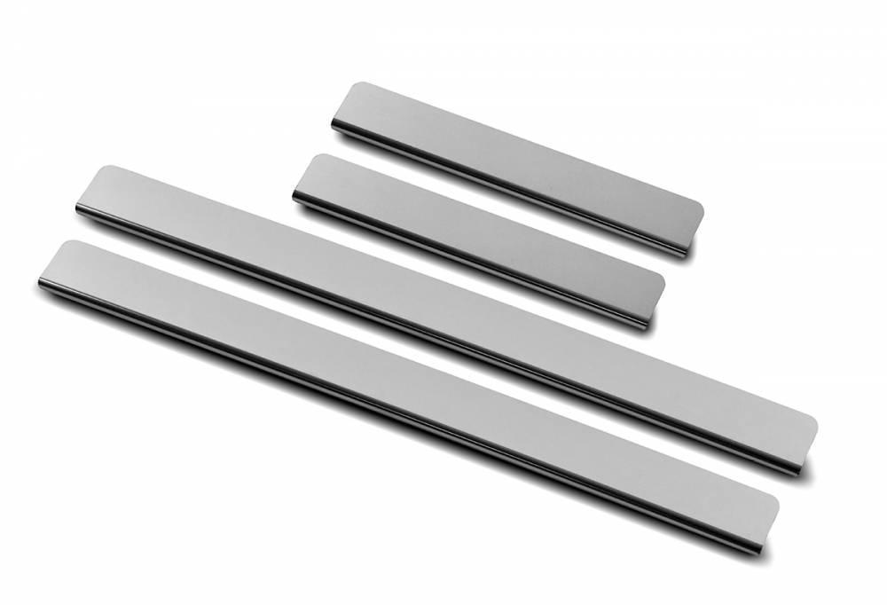 Накладки на пороги RUSSTAL (нерж., зеркало) LDVS15-01 для LADA VESTA 2015-