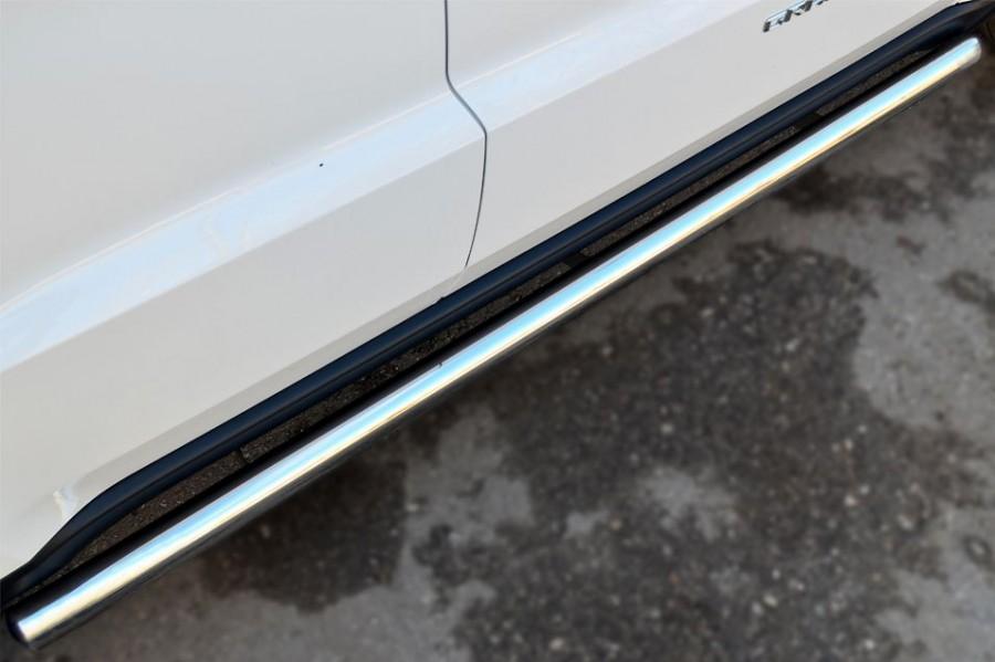 Защита порогов d57 вариант 3 для Jeep Grand Cherokee 2013, Slitkoff JGCT-0015293