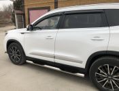 Пороги труба с проступью для автомобиля XCITE X-Cross 8 2025 арт. XCX-CR.8.25.93
