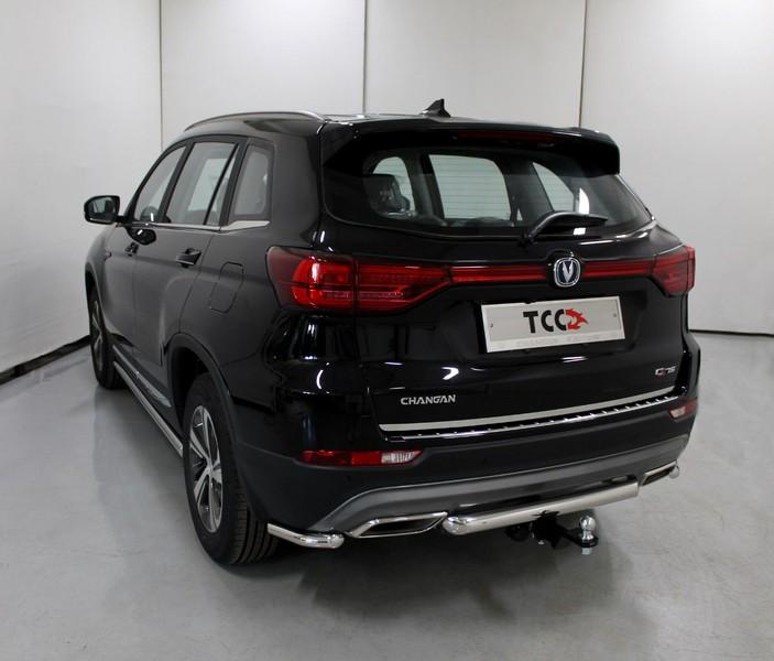 Пороги труба 60,3 мм для автомобиля Changan CS75 FL 2020 арт. CHANCS7520-23