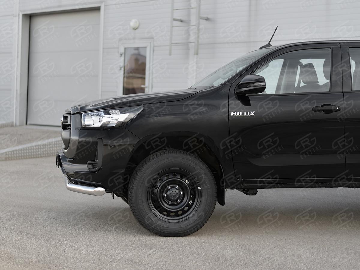 TOYOTA HILUX 2020- Защита переднего бампера d76 секции THZ-003497