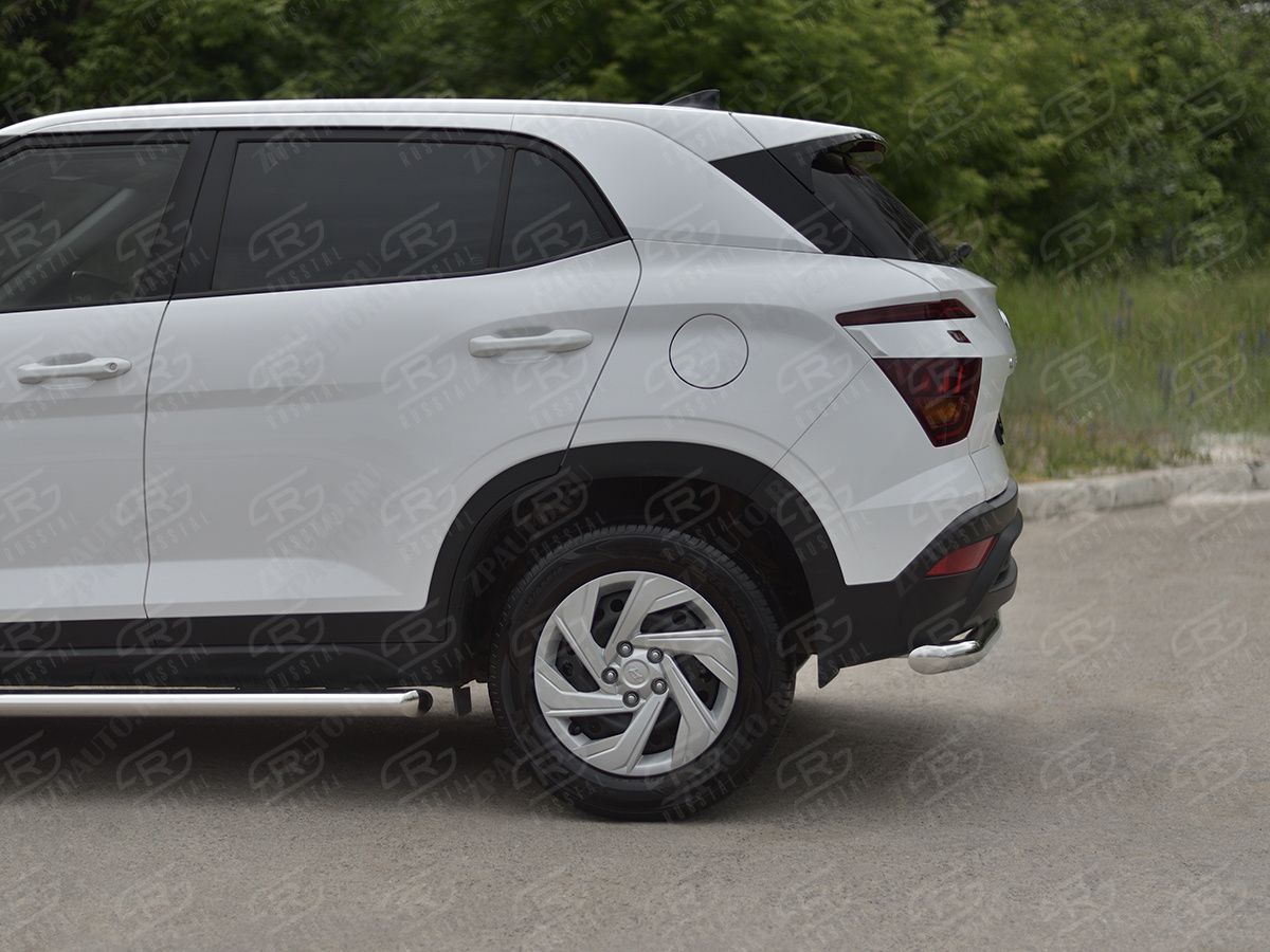 HYUNDAI CRETA 2021- Защита заднего бампера d57 секции HCRZ-003826