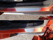Накладки на пороги (лист шлифованный) для автомобиля Ford EcoSport 2014-