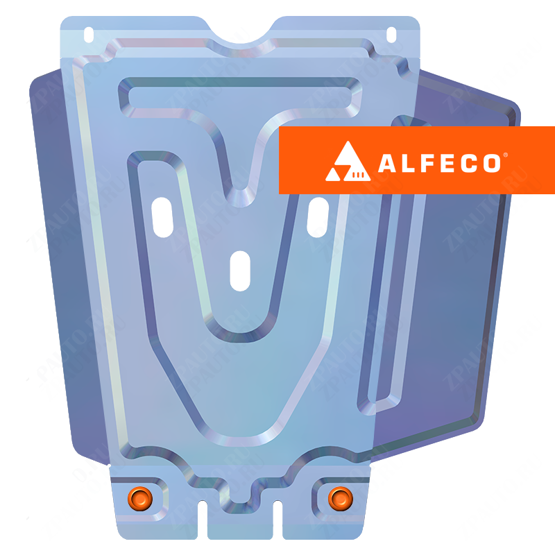 Защита  КПП Toyota Fortuner 2011-2015 (AN50,AN60) V-2,5;2,7 , ALFeco, алюминий 4мм, арт. ALF2492al-1