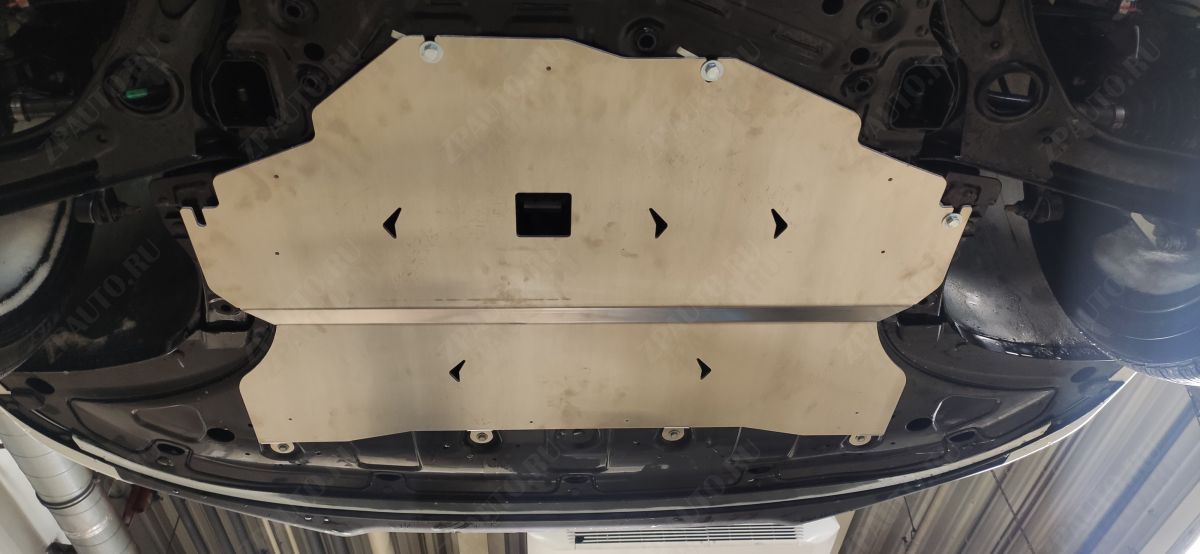 10.29ABC ЗАЩИТА КАРТЕРА ДВИГАТЕЛЯ И КПП HYUNDAI ELANTRA (2023-) (АЛЮМИНИЙ 4 ММ)