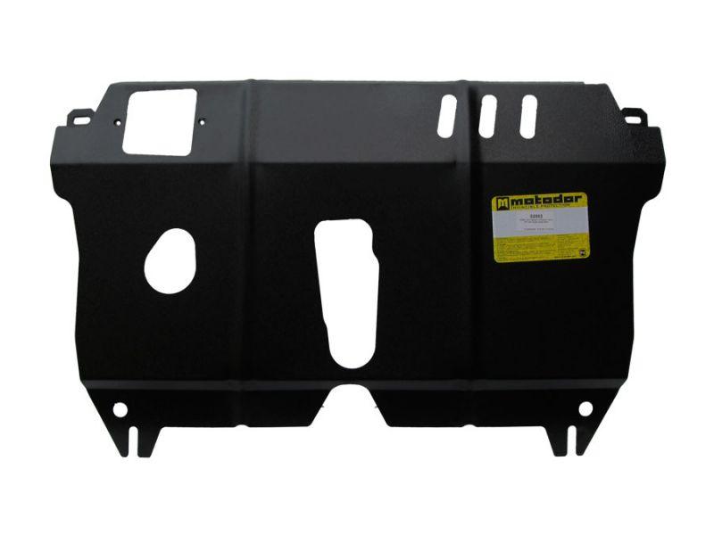 Защита двигателя, кпп, масл. ф-а стальная Motodor для Toyota Venza 2008-2012 (2 мм, сталь), 02563