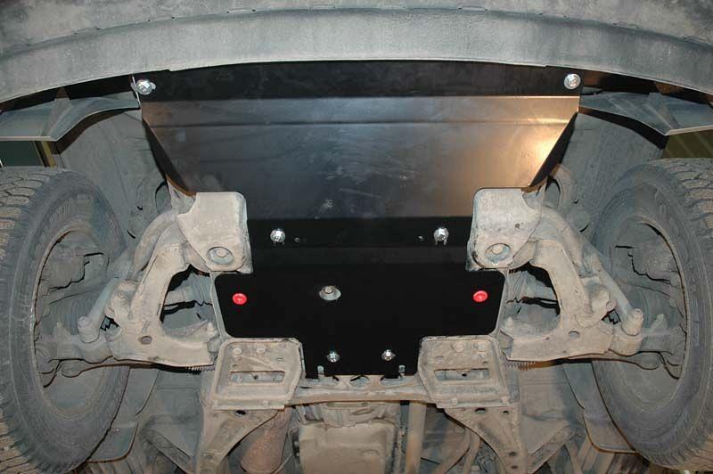 Защита картера и КПП для CHEVROLET Trail Blazer               2001 - 2012, V-4.2 ; 5.3, Sheriff, сталь 2,5 мм, арт. 04.1369