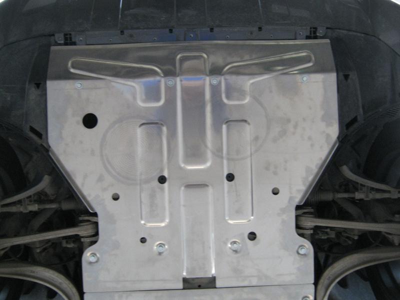 Защита картера для PORSCHE Cayenne  2018 -, V-3,0T AT 4WD , Sheriff, алюминий 4 мм, арт. 35.4377