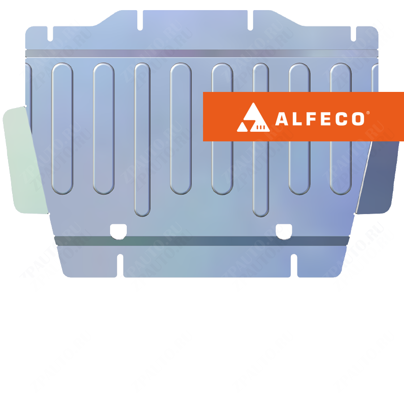 Oting Paladin 2023- V-2,0 4WD защита картера и редуктора переднего моста, ALFeco, алюминий, 4 мм, арт. ALF7202al