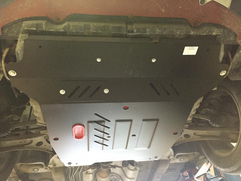 Защита картера и КПП для SUZUKI SX 4  2006 - 2013, V-1,5; 1,6 - кроме 1,9D / except 1,9D, Sheriff, сталь 2,0 мм, арт. 23.0931