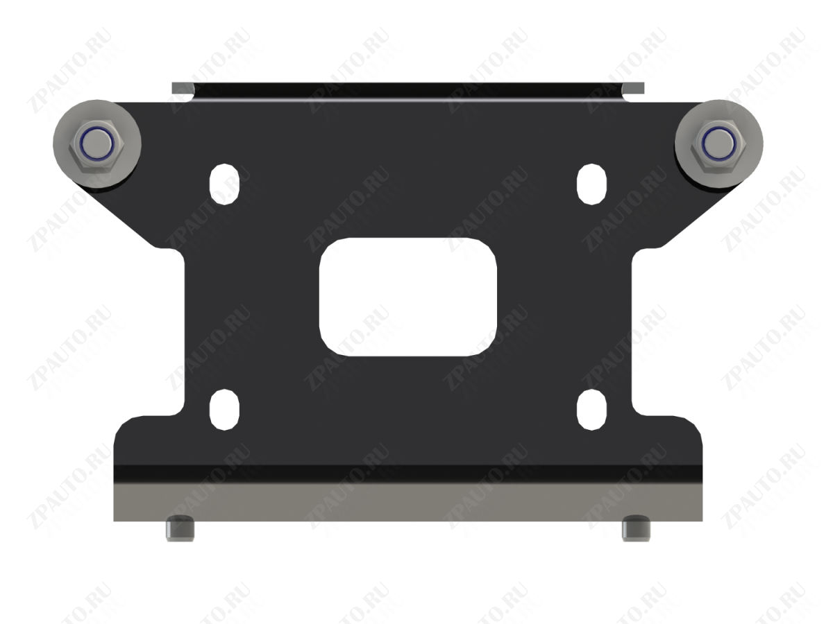 Площадка для крепления лебедки для YAMAHA Kodiak  2016 -, сталь 4 мм, STORM, арт. MP 0196