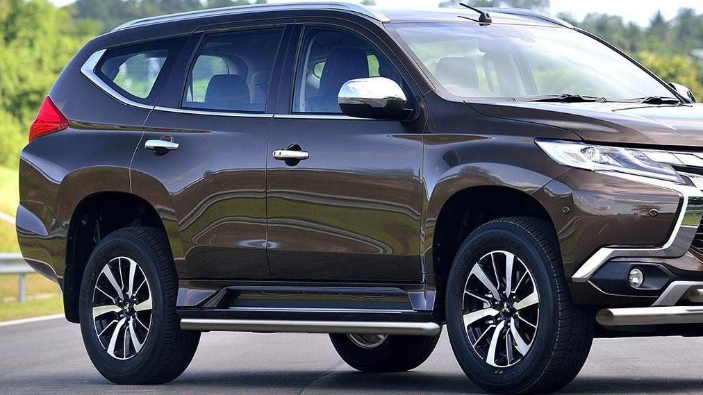 Защита порогов D 50,8 для Mitsubishi Pajero Sport(Мицубиси Паджеро Спорт), ALFeco арт. MITPAJSP-16.08