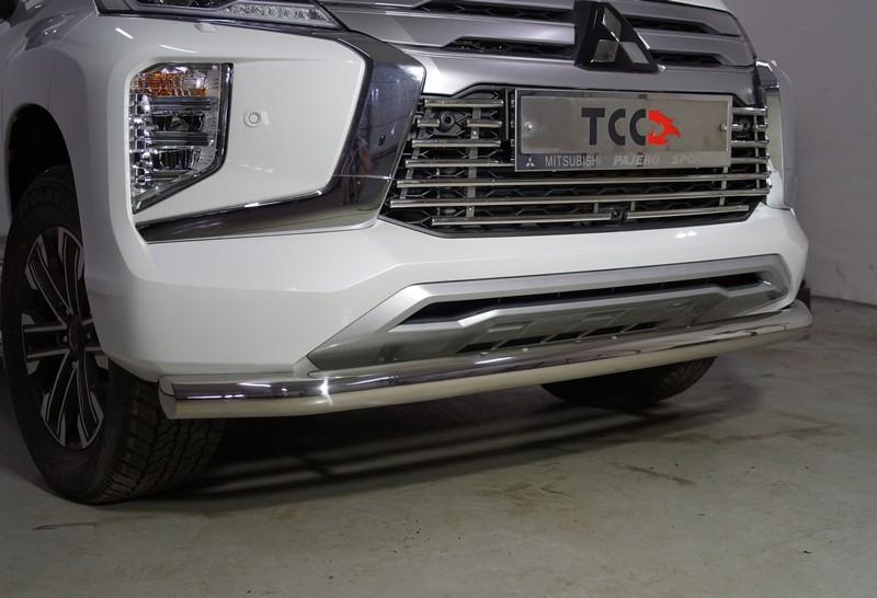 Защита передняя нижняя 76,1 мм для автомобиля Mitsubishi Pajero Sport 2021- TCC Тюнинг арт. MITPASPOR21-12