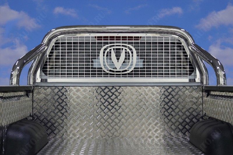 Защита кузова и заднего стекла 76,1 мм Changan Hunter Plus 2.0 4WD 2023 арт. CHANHUNPL23-09