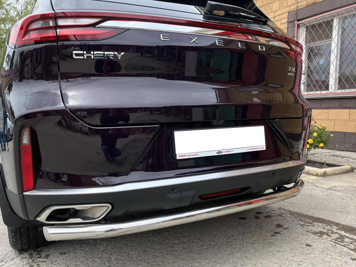 Защита заднего бампера для автомобиля CHERY CheryExeed TXL 2021 арт. CHETXL.21.11