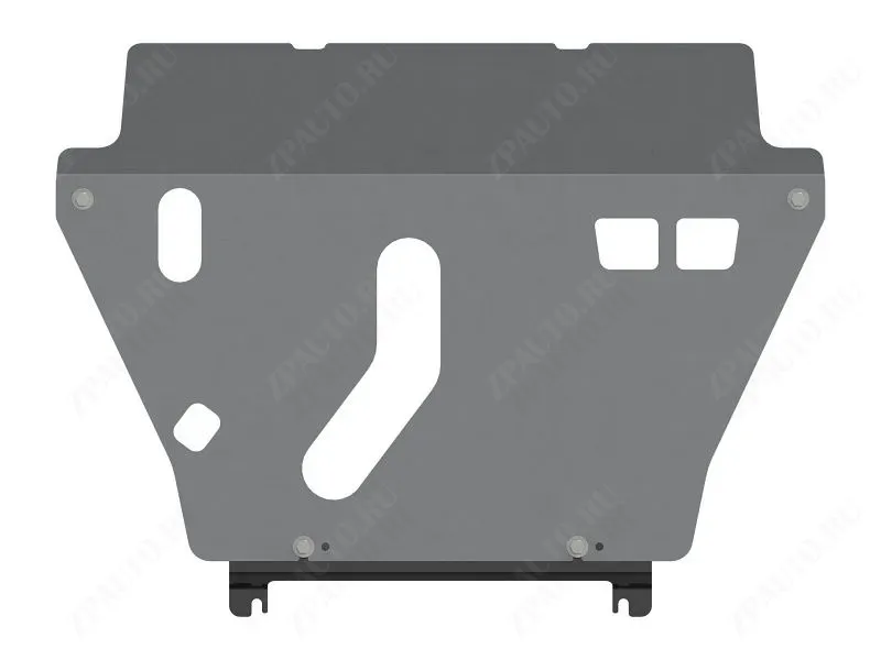 Защита картера и КПП для TOYOTA RAV 4  12.2012- 10.2015, V-2.5 AT, Sheriff, алюминий 5 мм, арт. 24.3022