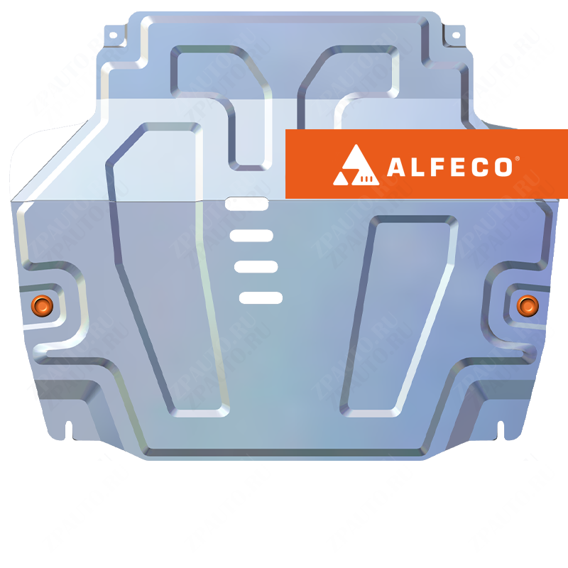 Защита  картера и КПП Chevrolet Cobalt 2012-2022 V-1,5 , ALFeco, алюминий 4мм, арт. ALF0318al