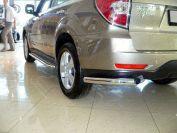 Защита задняя (уголки) Ø60 для автомобиля Subaru Forester 2008-2013, TCC Тюнинг SUBFOR09-07