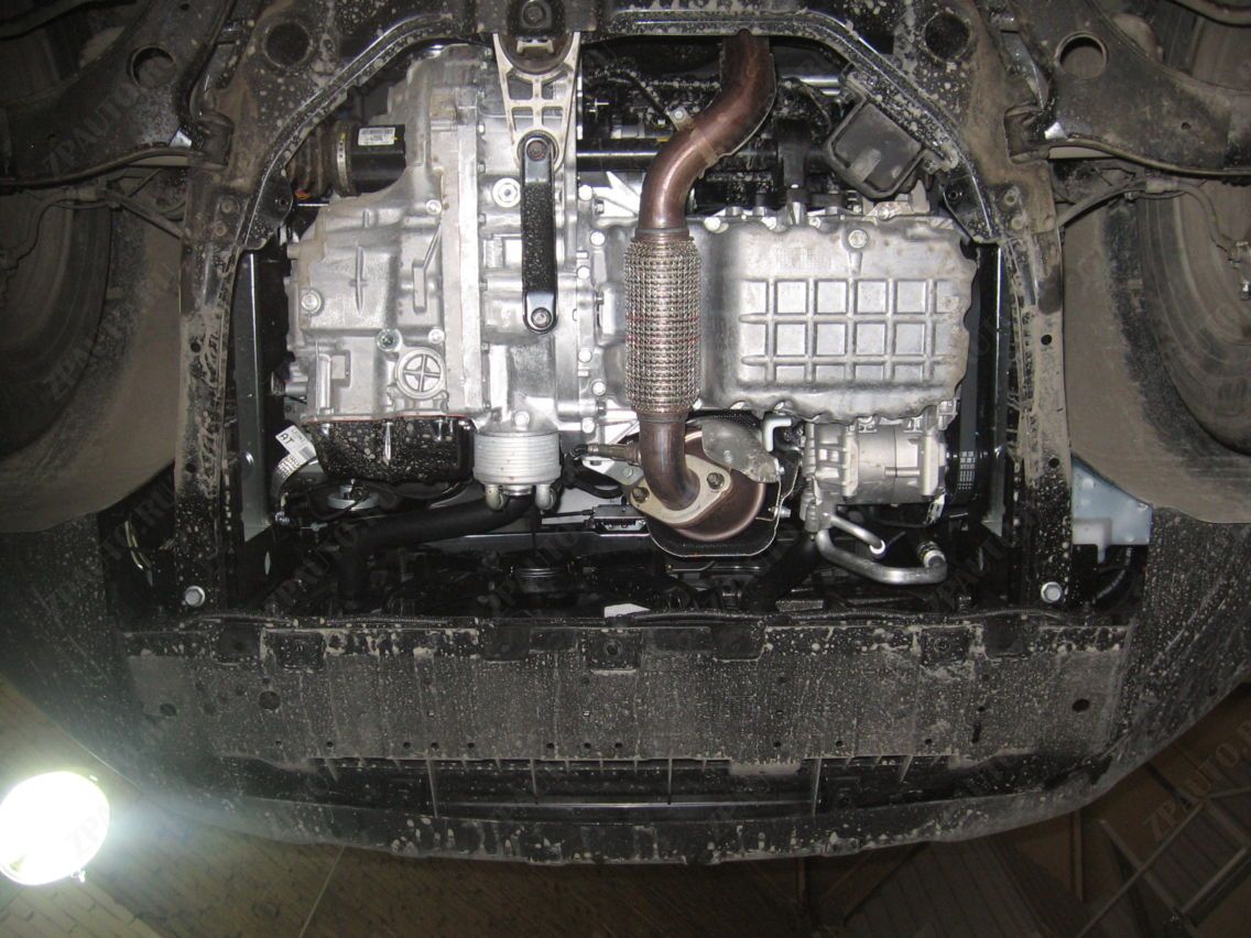 29.3342 Защита картера и КПП Ssang Yong Tivoli V-1,6 АТ 2 wd (2015-) (AL 4 мм)