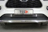 Решетка радиатора нижняя 12 мм для автомобиля Toyota Highlander 2020- арт. TOYHIGHL20-10