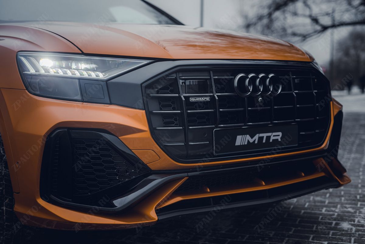 Облицовка переднего бампера в сборе Audi Q8, Base 2018-2023, MTR, арт. MTR-4M80-190482