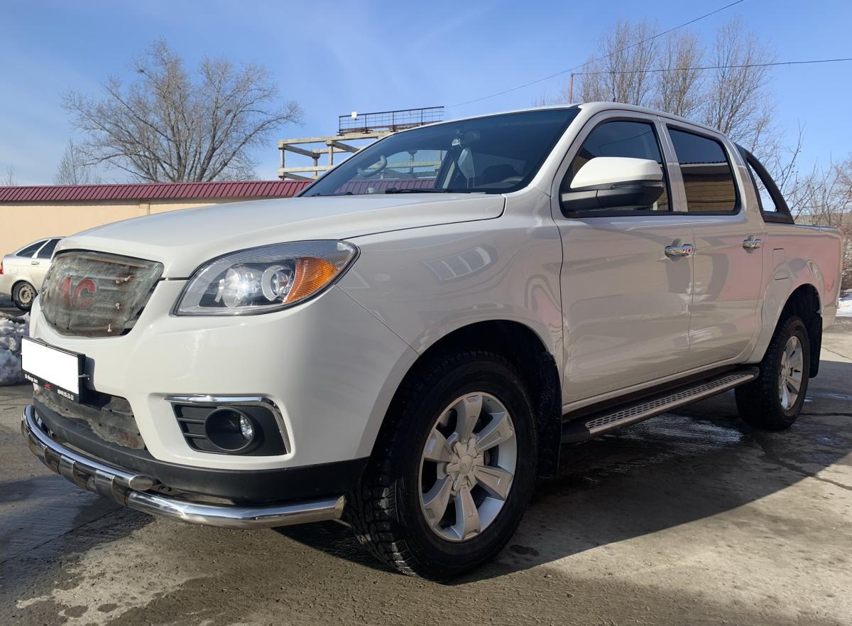 Защита переднего бампера двойная с перемычками для автомобиля JAC T6 QX80 2014-2017 арт. JAC.T6.75