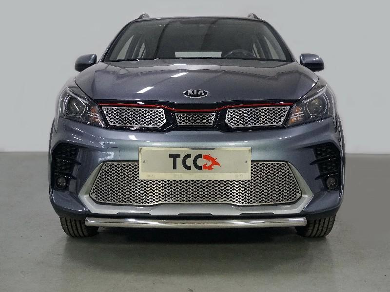 Решетка радиатора верхняя (лист) для автомобиля Kia Rio X 2020 TCC Тюнинг арт. KIARIOX20-13