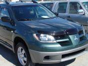 Дефлектор капота темный MITSUBISHI OUTLANDER 2000-2007