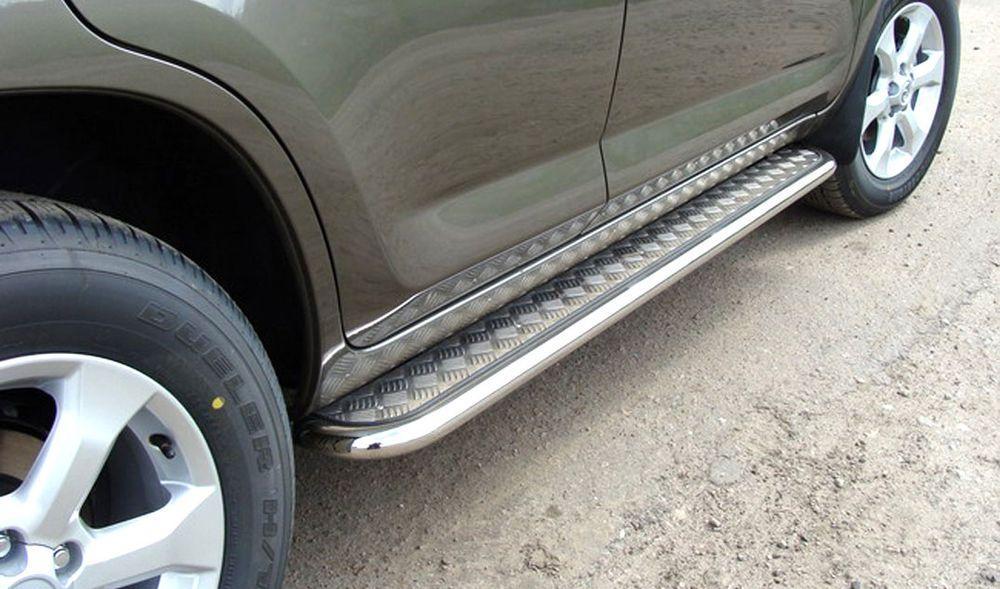 Пороги d-43 c листом для Ford Maverick 2, Технотек FMV_4