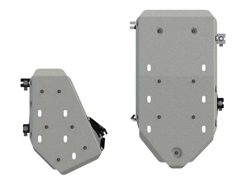 Защита топл. бака для VOLKSWAGEN Touareg  2010 - 2018, V-3,6; 3,0TDI, Sheriff, алюминий 4 мм, арт. 26.4130