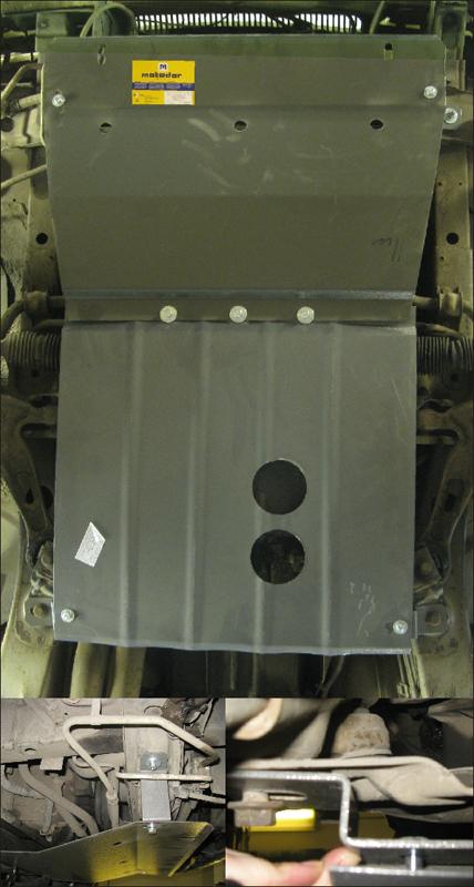 Защита стальная Мотодор (Двигатель, Коробка переключения передач), 2 мм, Сталь для Volvo 740 1983-1992 арт. 02603