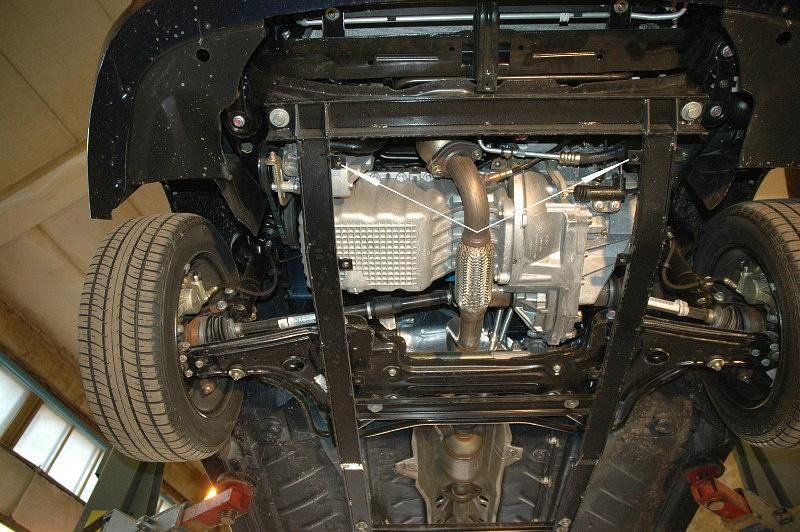 Стальная защита картера и КПП на Tagaz Vortex Corda, сталь 2 мм, Sheriff (Шериф) 28.2026