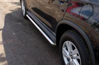 Пороги труба d57 вариант 1 для Citroen C4 Aircross 2012, Slitkoff P48T-0005341