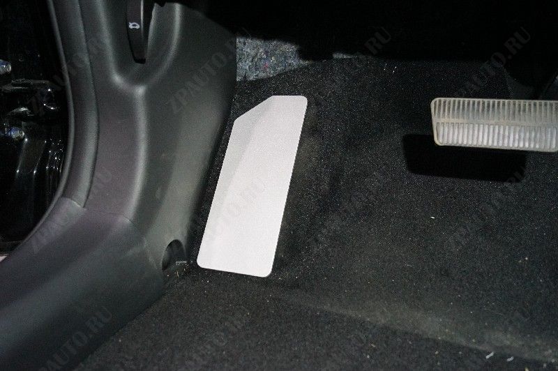 Накладка площадки левой ноги (лист алюминий 4мм) Changan CS55 plus 2WD 1.5T 2023- арт. CHANCS55PL23-01