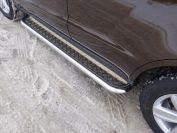 Пороги с площадкой 60,3 мм для автомобиля Geely Emgrand X7 2013-, TCC Тюнинг GEELEMGX715-11