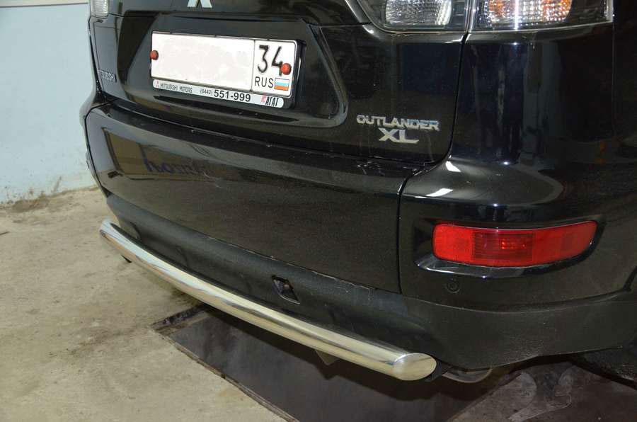 Защита заднего бампера d60 для Mitsubishi Outlander XL 2010, MSO.10.11, Россия