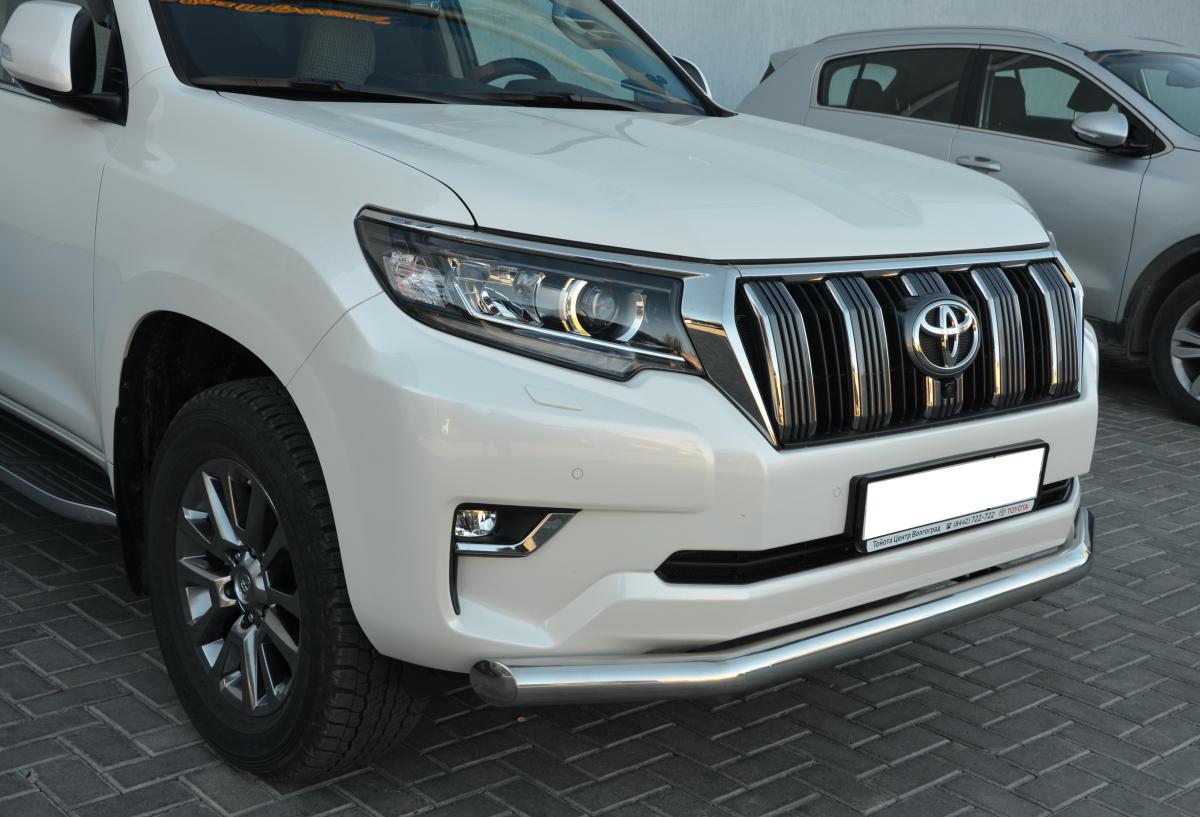Защита переднего бампера для автомобиля TOYOTA Land Cruiser Prado 150    2017, Россия TLCP150.17.01