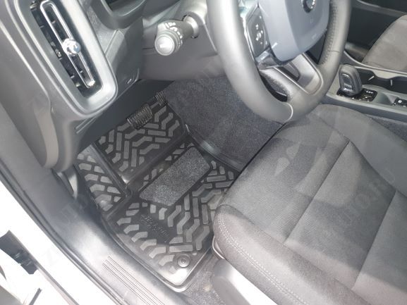 Ковры модельные (высокий борт) для Volvo XC40 (2017-) (3D с подпятником) , Элерон, арт. 62114