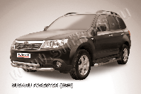 Защита переднего бампера d57+d57 двойная Subaru Forester (2007-2013) , Slitkoff, арт. SF011