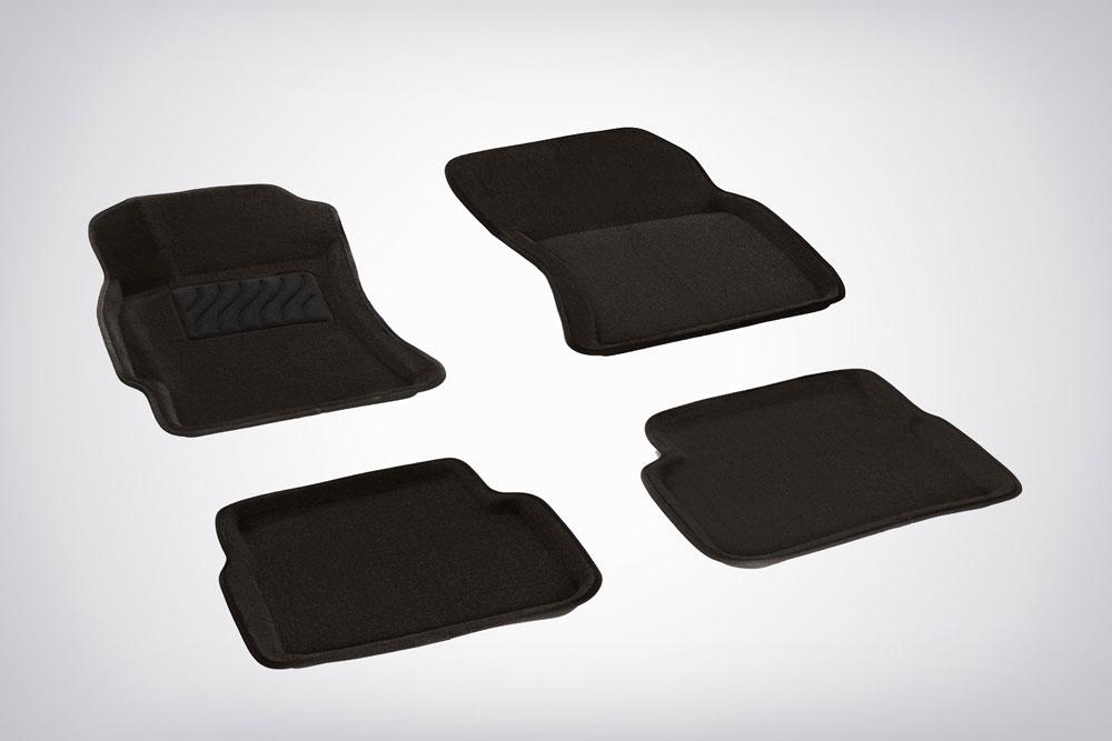 Ковры салонные 3D черные для Subaru Forester III 2008-2012, Seintex 83754