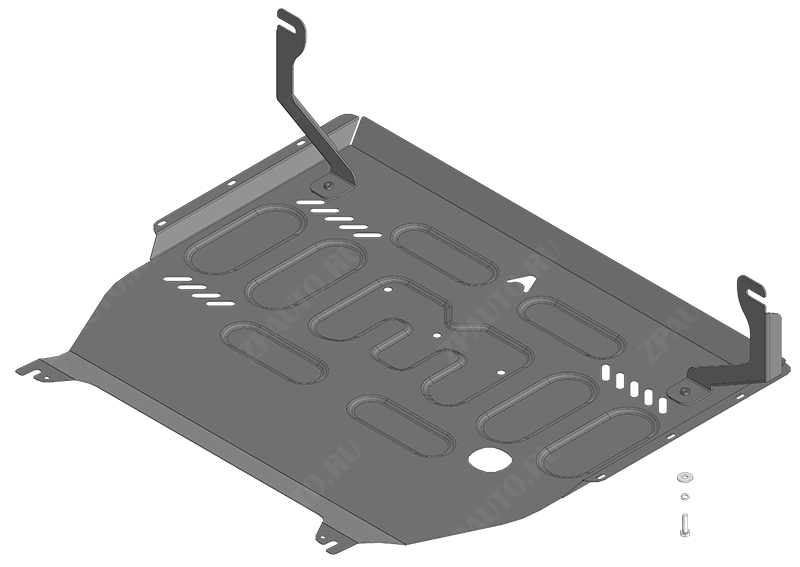 Защита АвтоСтандарт (Двигатель, Коробка переключения передач), 1,5 мм,  для Geely Tugella  2020- арт. 54205