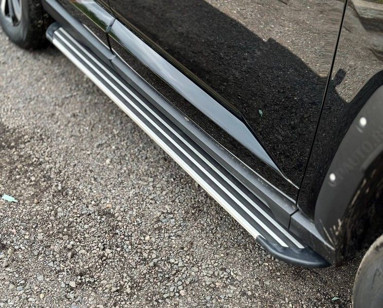 Пороги алюминиевые "Slim Line Silver" 1820 мм Haval H7 2.0 4WD 2024 арт. HAVH724-12S