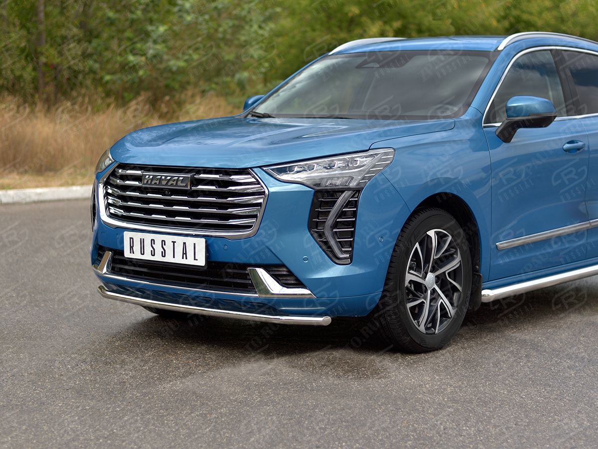 HAVAL JOLION 1.5 2WD 2021- Защита переднего бампера d42 секции (кроме COMFORT) HJOLZ-003985