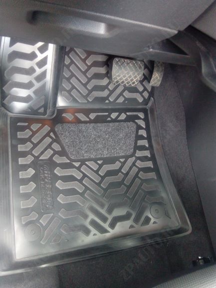 Ковры модельные (высокий борт) для VW Teramont (2017-) (3D с подпятником), Элерон, арт. 62076