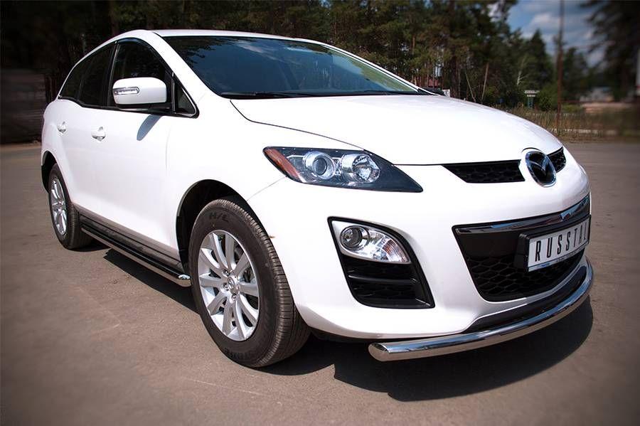 Пороги труба d57 вариант 1 для Mazda CX-7 2010, Slitkoff MC7T-0006431